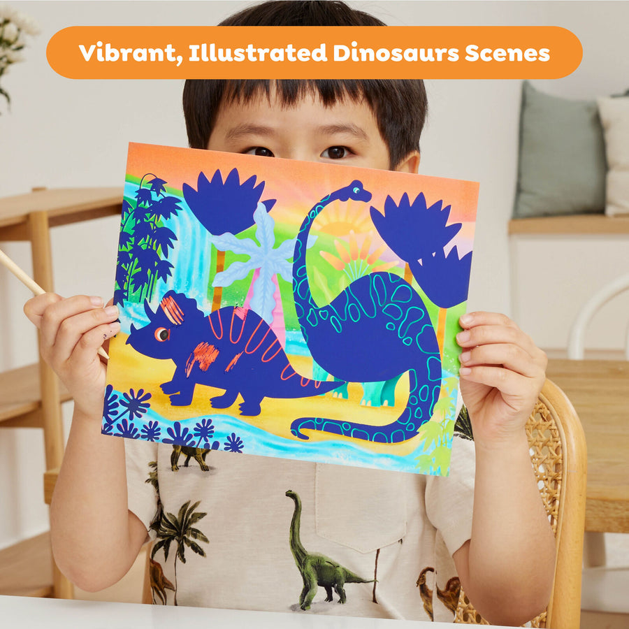 Scratch Art - Dinosaurs