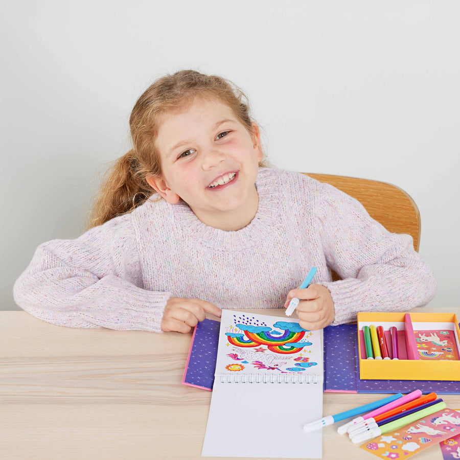 Color by Numbers - Rainbow Garden