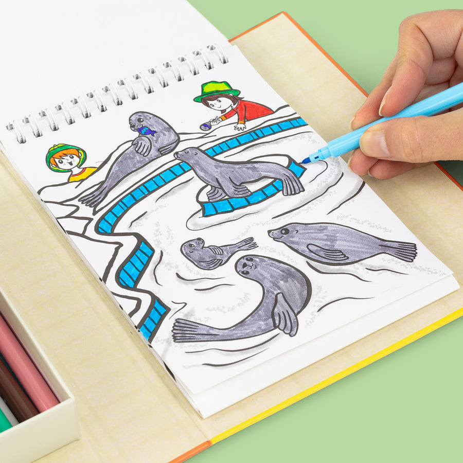 Coloring Set - Zoo