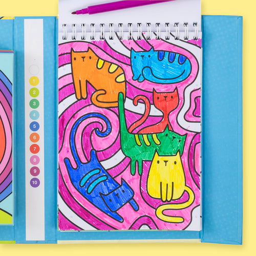 Color by Numbers - Rainbow Garden