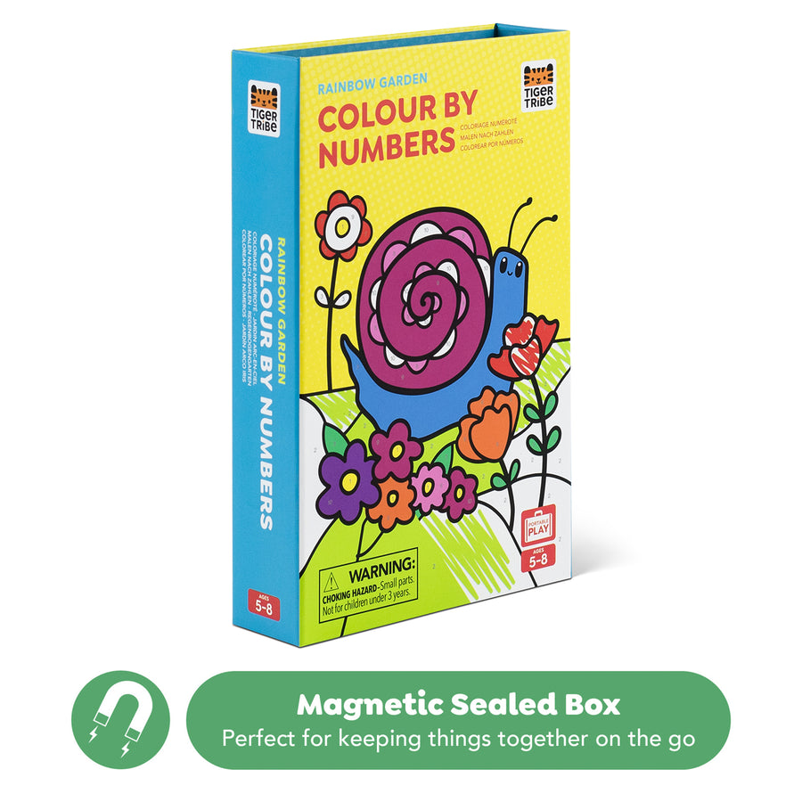 Color by Numbers - Rainbow Garden