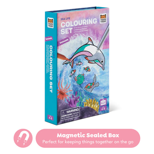 Shimmer Coloring Set - Sea Life