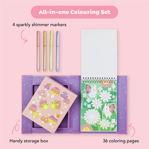 Shimmer Coloring Set Little Fairies