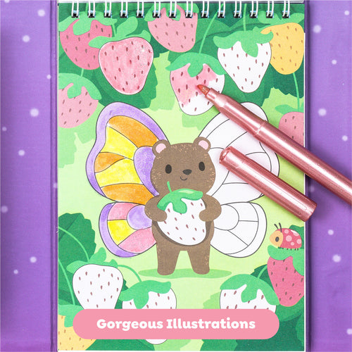 Shimmer Coloring Set Little Fairies