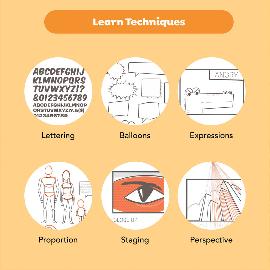 Comic Book Kit - Practice. Plan. Create