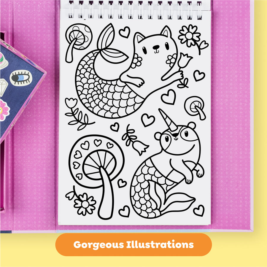 Coloring Set - Magical Creatures