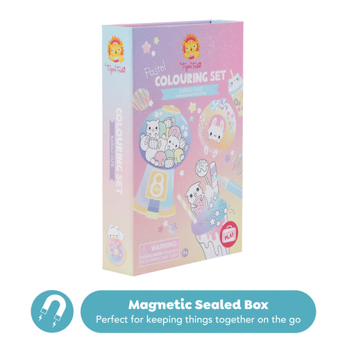 Pastel Colouring Set - Kawaii Cafe