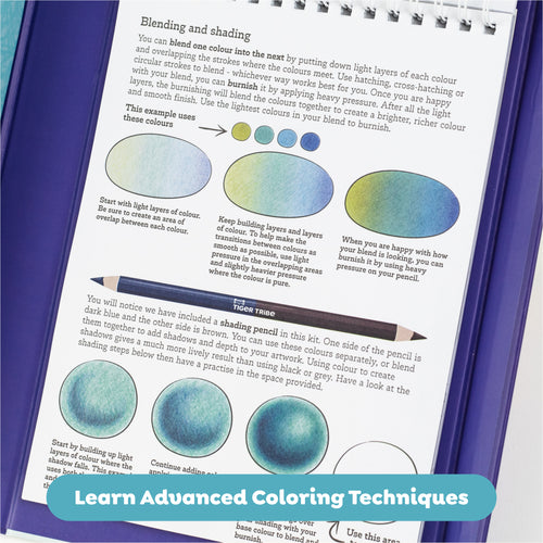 Pencil Art - Metallic Blend & Shade