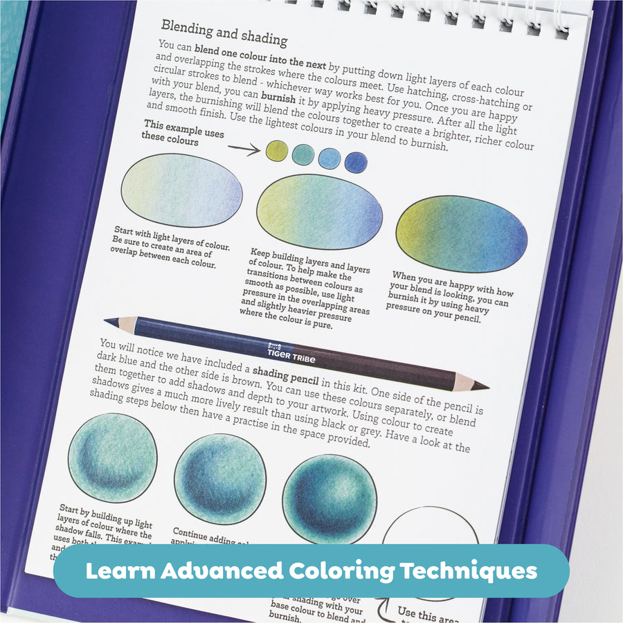 Pencil Art - Metallic Blend & Shade