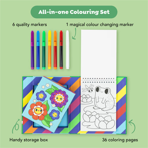 Color Change Coloring Set - Garden Friends