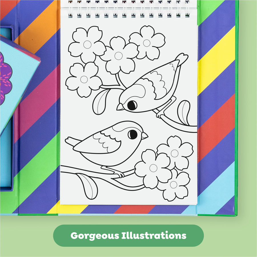 Color Change Coloring Set - Garden Friends