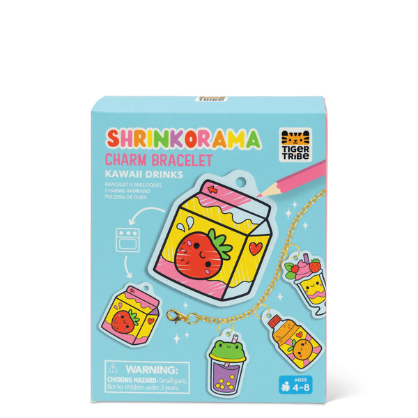 Shrinkorama - Charm Bracelet - Kawaii Drinks