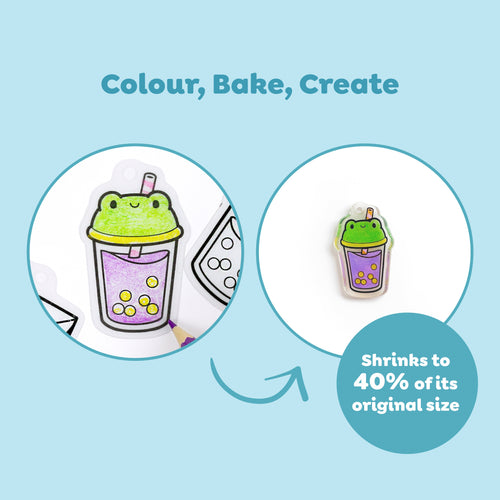 Shrinkorama - Charm Bracelet - Kawaii Drinks