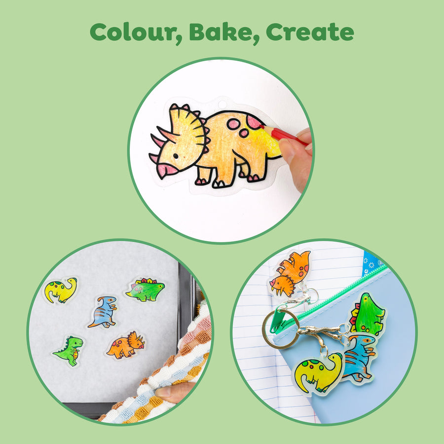 Shrinkorama - Bag Tags - Dino