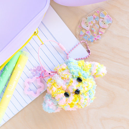 Bag Charm Kit - Fluffy Dog
