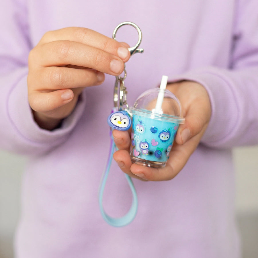 Bag Charm Kit - Blueberry Bubble Tea
