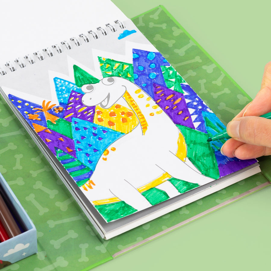 Coloring Set - Dinosaur