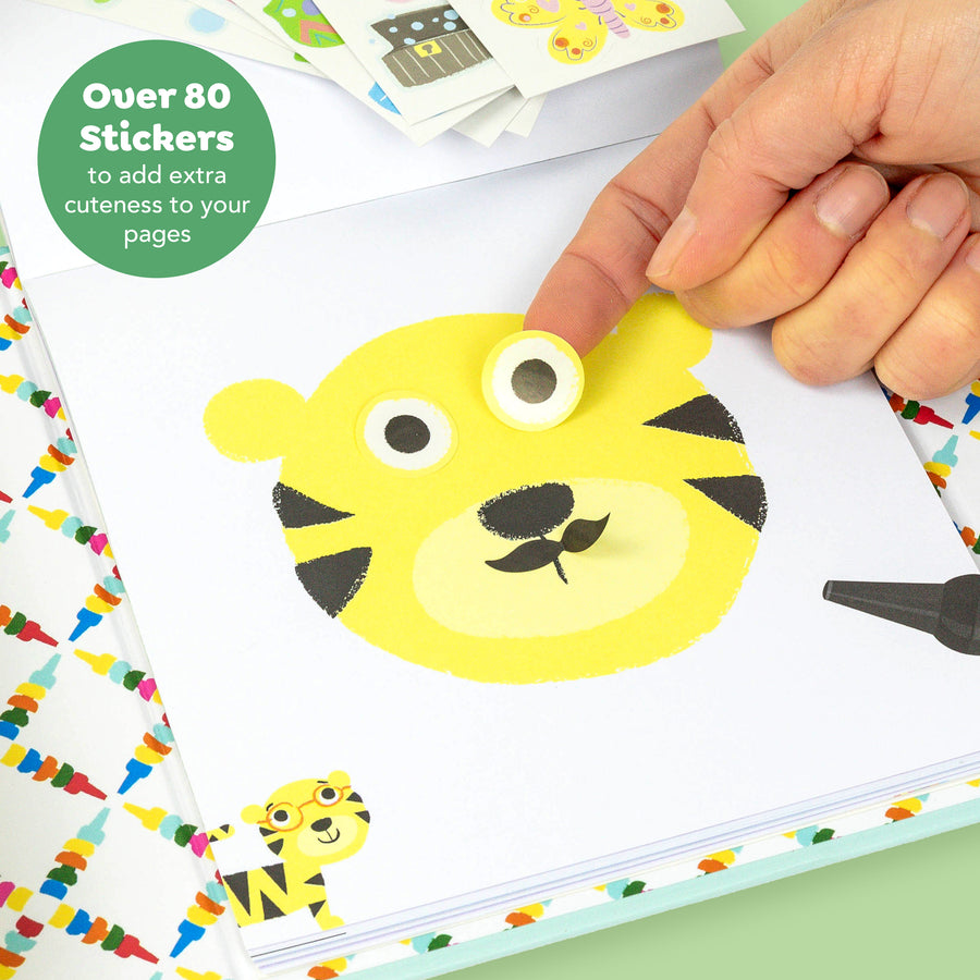 Oodle Doodles Crayon Activity Set - Animals