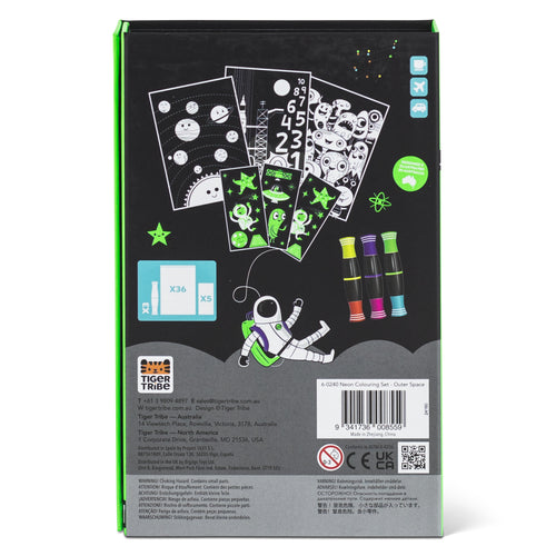 Neon Colouring Set - Outer Space