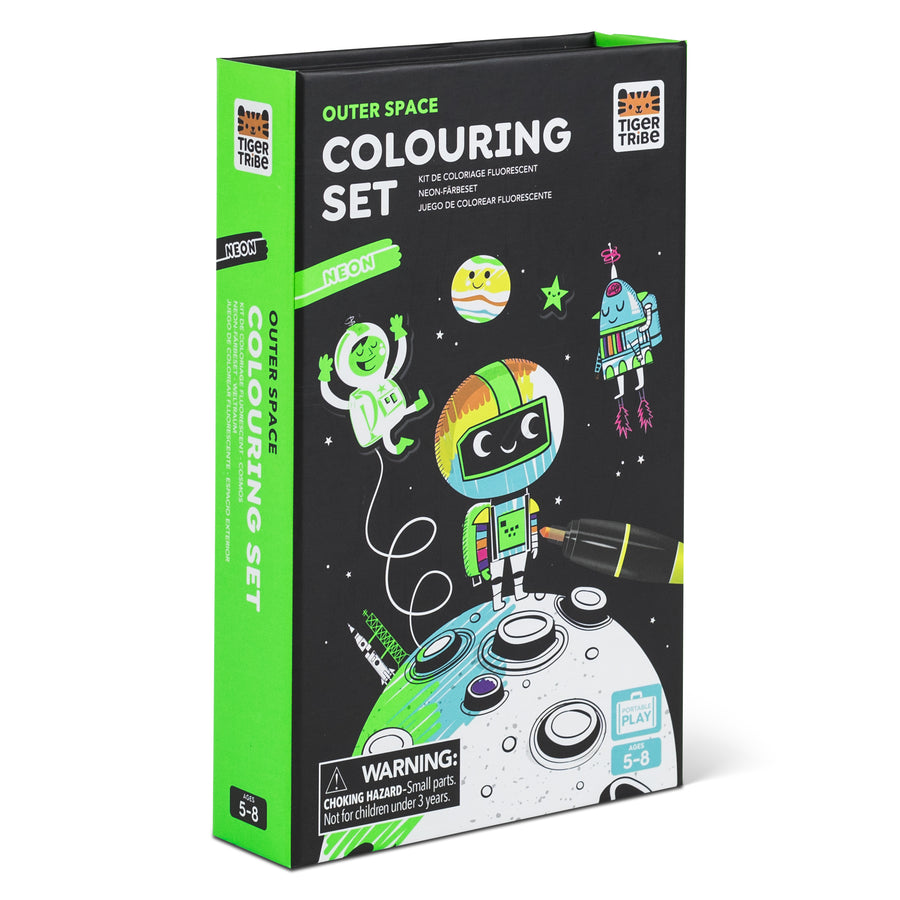 Neon Colouring Set - Outer Space