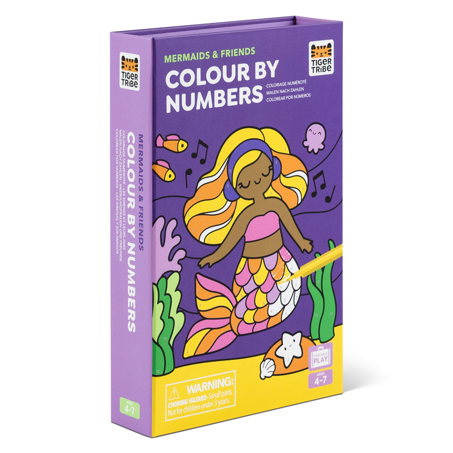 Color by Numbers - Mermaids and Friends