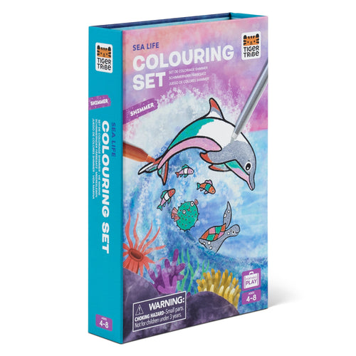 Shimmer Coloring Set - Sea Life