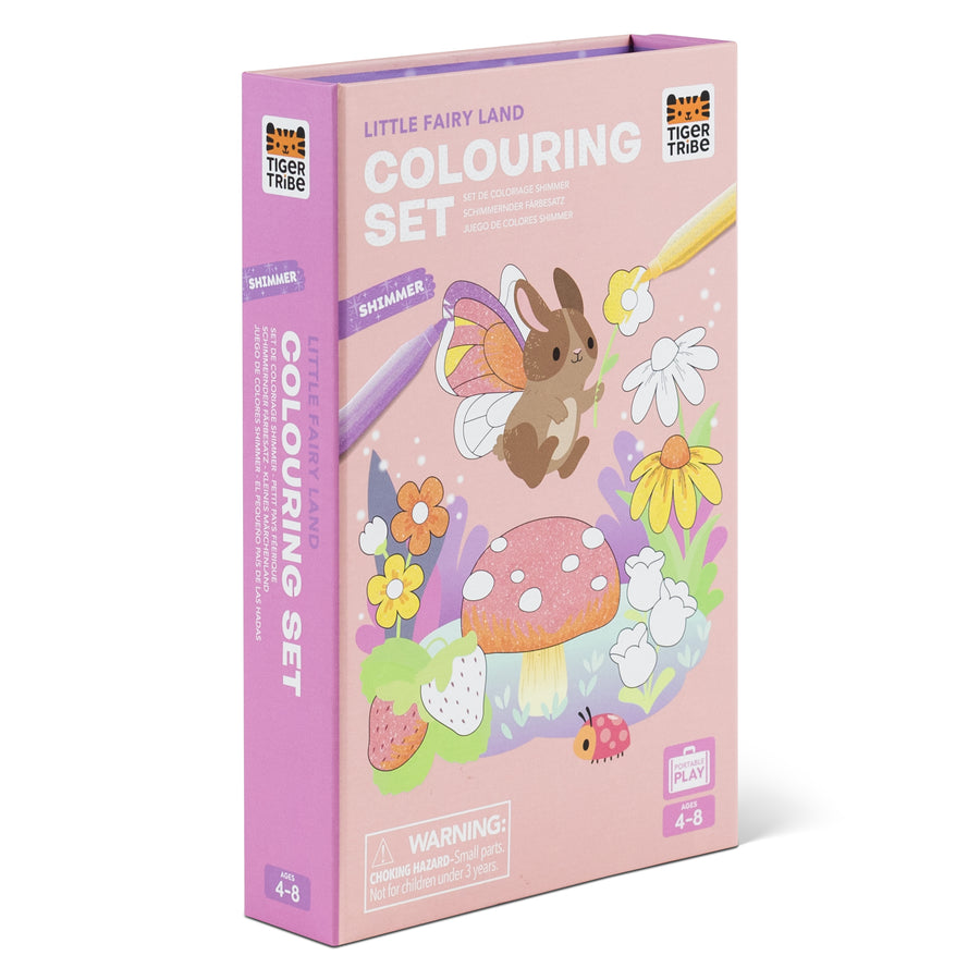 Shimmer Coloring Set Little Fairies