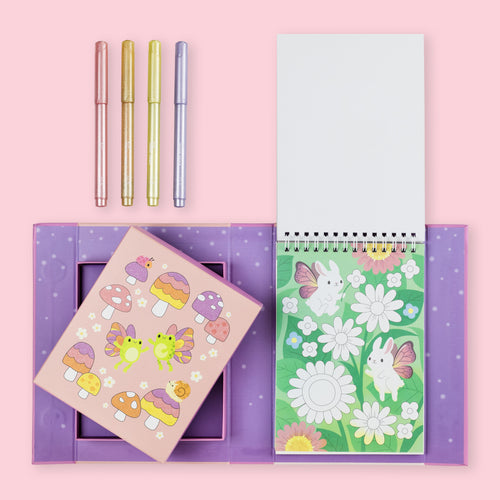 Shimmer Coloring Set Little Fairies