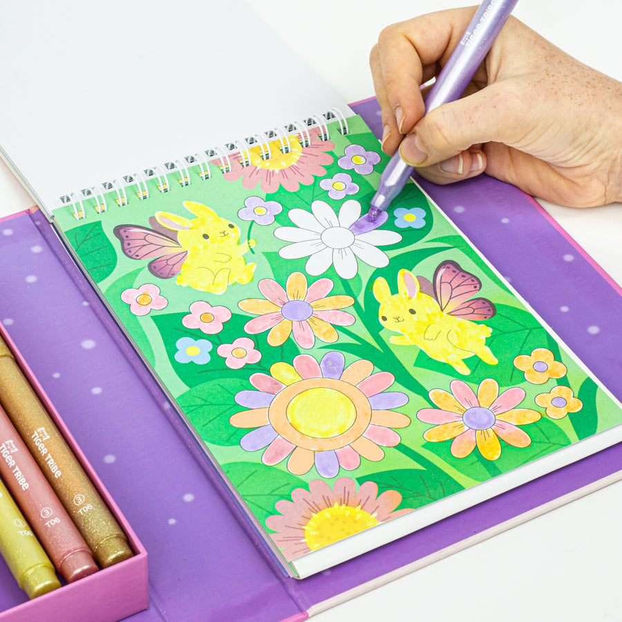 Shimmer Coloring Set Little Fairies