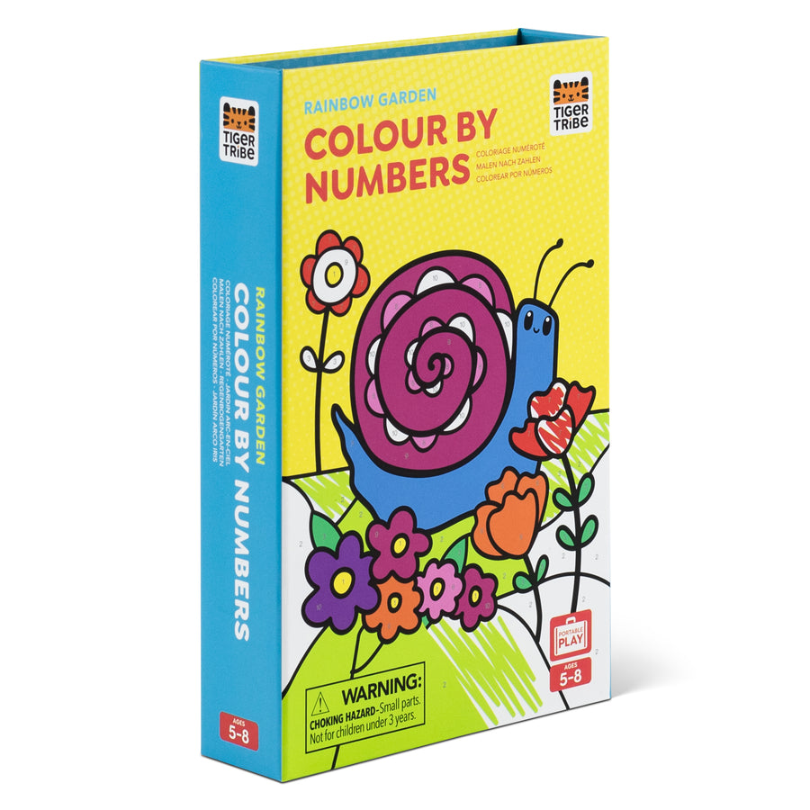 Color by Numbers - Rainbow Garden