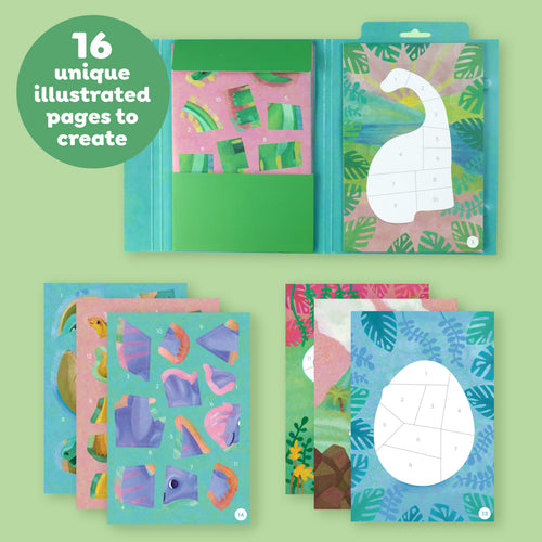 Sticker By Numbers - Dinosaurs